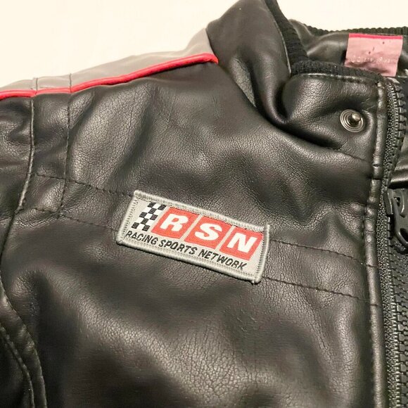 Disney Lightning McQueen Faux Leather Kids Boys Jacket Size Medium - Picture 4 of 16